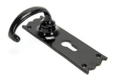 From The Anvil - Black Cottage Lever Euro Lock Set | Sku. 91966 | Trade Door Handles.