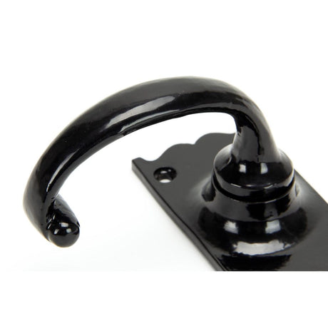 From The Anvil - Black Cottage Lever Euro Lock Set | Sku. 91966 | Trade Door Handles.