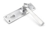 From The Anvil - Satin Chrome Straight Lever Lock Set | Sku. 91967 | Trade Door Handles.