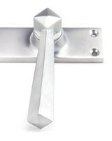 From The Anvil - Satin Chrome Straight Lever Lock Set | Sku. 91967 | Trade Door Handles.