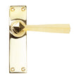 From The Anvil - Polished Brass Straight Lever Latch Set | Sku. 91968 | Trade Door Handles.