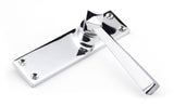 From The Anvil - Polished Chrome Straight Lever Latch Set | Sku. 91969 | Trade Door Handles.