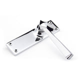 From The Anvil - Polished Chrome Straight Lever Latch Set | Sku. 91969 | Trade Door Handles.