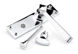 From The Anvil - Polished Chrome Straight Lever Bathroom Set | Sku. 91972 | Trade Door Handles.