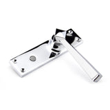 From The Anvil - Polished Chrome Straight Lever Bathroom Set | Sku. 91972 | Trade Door Handles.