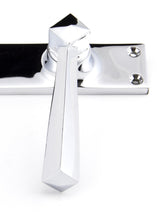 From The Anvil - Polished Chrome Straight Lever Bathroom Set | Sku. 91972 | Trade Door Handles.