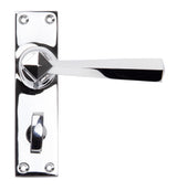 From The Anvil - Polished Chrome Straight Lever Bathroom Set | Sku. 91972 | Trade Door Handles.