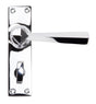 From The Anvil - Polished Chrome Straight Lever Bathroom Set | Sku. 91972 | Trade Door Handles.