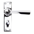 From The Anvil - Polished Chrome Straight Lever Bathroom Set | Sku. 91972 | Trade Door Handles.