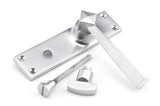From The Anvil - Satin Chrome Straight Lever Bathroom Set | Sku. 91973 | Trade Door Handles.