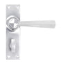 From The Anvil - Satin Chrome Straight Lever Bathroom Set | Sku. 91973 | Trade Door Handles.