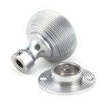 From The Anvil - Satin Chrome Heavy Beehive Mortice/Rim Knob Set | Sku. 91974 | Trade Door Handles.