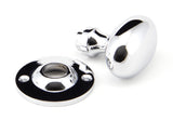 From The Anvil - Polished Chrome Oval Mortice/Rim Knob Set | Sku. 91975 | Trade Door Handles.