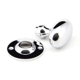 From The Anvil - Polished Chrome Oval Mortice/Rim Knob Set | Sku. 91975 | Trade Door Handles.