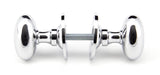 From The Anvil - Polished Chrome Oval Mortice/Rim Knob Set | Sku. 91975 | Trade Door Handles.