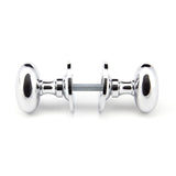 From The Anvil - Polished Chrome Oval Mortice/Rim Knob Set | Sku. 91975 | Trade Door Handles.