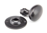 From The Anvil - Aged Bronze Oval Mortice/Rim Knob Set | Sku. 91976 | Trade Door Handles.
