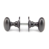 From The Anvil - Aged Bronze Oval Mortice/Rim Knob Set | Sku. 91976 | Trade Door Handles.