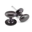 From The Anvil - Aged Bronze Oval Mortice/Rim Knob Set | Sku. 91976 | Trade Door Handles.