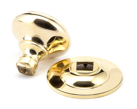 From The Anvil - Polished Brass Round Centre Door Knob | Sku. 91977 | Trade Door Handles.