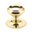 From The Anvil - Polished Brass Round Centre Door Knob | Sku. 91977 | Trade Door Handles.