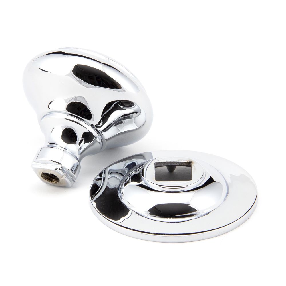 From The Anvil - Polished Chrome Round Centre Door Knob | Sku. 91978 | Trade Door Handles.