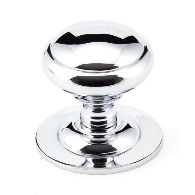 From The Anvil - Polished Chrome Round Centre Door Knob | Sku. 91978 | Trade Door Handles.