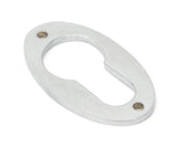 From The Anvil - Satin Chrome Oval Euro Escutcheon | Sku. 91986 | Trade Door Handles.