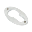 From The Anvil - Satin Chrome Oval Euro Escutcheon | Sku. 91986 | Trade Door Handles.