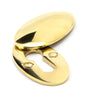 From The Anvil - Polished Brass Oval Escutcheon & Cover | Sku. 91987 | Trade Door Handles.