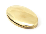 From The Anvil - Aged Brass Oval Escutcheon & Cover | Sku. 91988 | Trade Door Handles.
