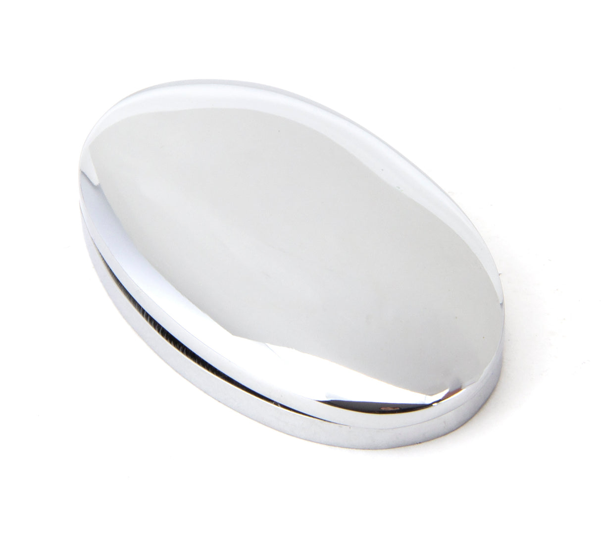 From The Anvil - Polished Chrome Oval Escutcheon & Cover | Sku. 91990 | Trade Door Handles.
