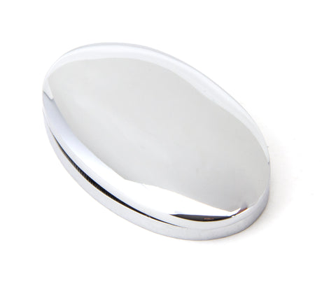 From The Anvil - Polished Chrome Oval Escutcheon & Cover | Sku. 91990 | Trade Door Handles.
