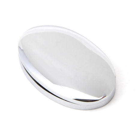 From The Anvil - Polished Chrome Oval Escutcheon & Cover | Sku. 91990 | Trade Door Handles.