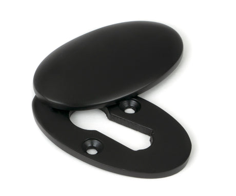 From The Anvil - Aged Bronze Oval Escutcheon & Cover | Sku. 91991 | Trade Door Handles.