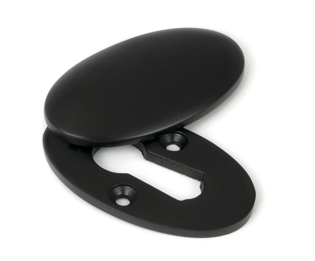 From The Anvil - Aged Bronze Oval Escutcheon & Cover | Sku. 91991 | Trade Door Handles.