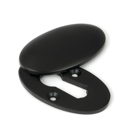 From The Anvil - Aged Bronze Oval Escutcheon & Cover | Sku. 91991 | Trade Door Handles.