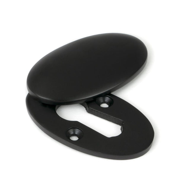 From The Anvil - Aged Bronze Oval Escutcheon & Cover | Sku. 91991 | Trade Door Handles.