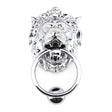 From The Anvil - Polished Chrome Lion Head Door Knocker | Sku. 91998 | Trade Door Handles.