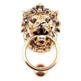 From The Anvil - Polished Bronze Lion Head Door Knocker | Sku. 91999 | Trade Door Handles.