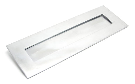 From The Anvil - Satin Chrome Large Letter Plate | Sku. 92003 | Trade Door Handles.