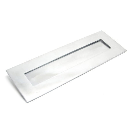From The Anvil - Satin Chrome Large Letter Plate | Sku. 92003 | Trade Door Handles.