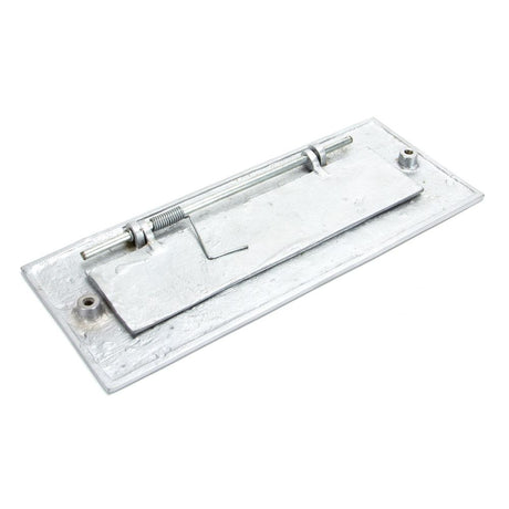 From The Anvil - Satin Chrome Small Letter Plate | Sku. 92005 | Trade Door Handles.