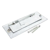 From The Anvil - Satin Chrome Small Letter Plate | Sku. 92005 | Trade Door Handles.