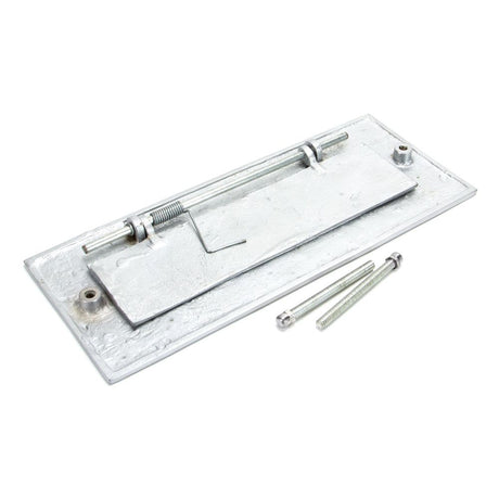 From The Anvil - Satin Chrome Small Letter Plate | Sku. 92005 | Trade Door Handles.