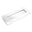 From The Anvil - Satin Chrome Small Letter Plate | Sku. 92005 | Trade Door Handles.