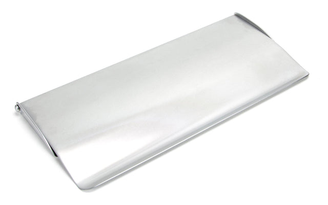 From The Anvil - Satin Chrome Small Letter Plate Cover | Sku. 92006 | Trade Door Handles.