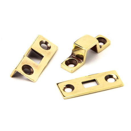 From The Anvil - Aged Brass 4" Universal Bolt | Sku. 92007 | Trade Door Handles.