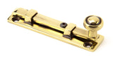 From The Anvil - Aged Brass 4" Universal Bolt | Sku. 92007 | Trade Door Handles.