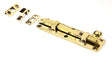 From The Anvil - Aged Brass 6" Universal Bolt | Sku. 92008 | Trade Door Handles.